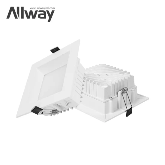 Allway 상업용 벽 세탁기 다운라이트 매입형 LED 슬림 사각 통